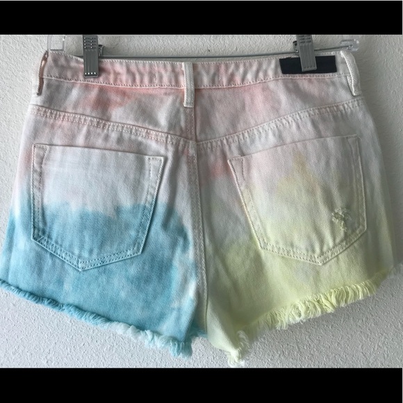 Gypsy Warrior Distressed Denim Cut Off Shorts 5 - Picture 3 of 5